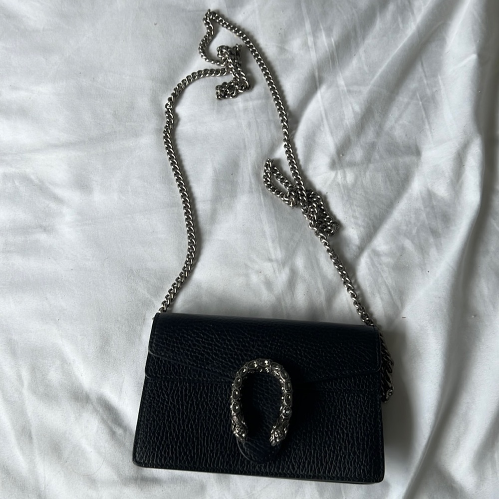 Gucci DIONYSUS LEATHER SUPER MINI BAG